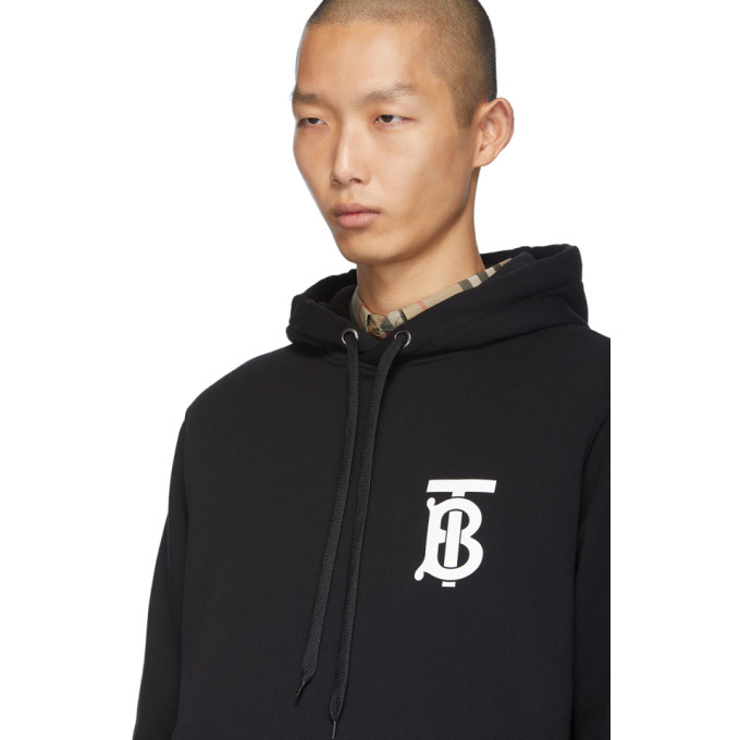 BURBERRY BURBERRY BLACK MONOGRAM LANDON HOODIE