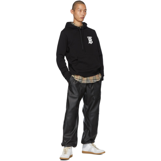 BURBERRY BURBERRY BLACK MONOGRAM LANDON HOODIE