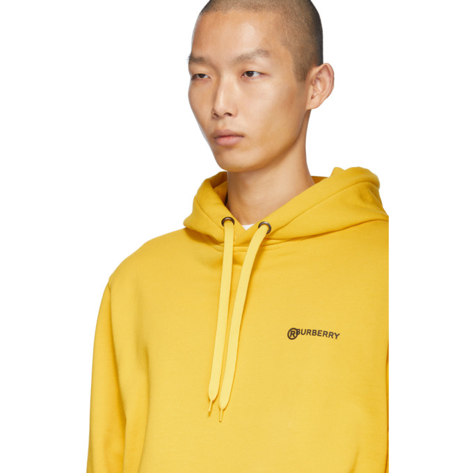 BURBERRY BURBERRY YELLOW ROBSON HOODIE