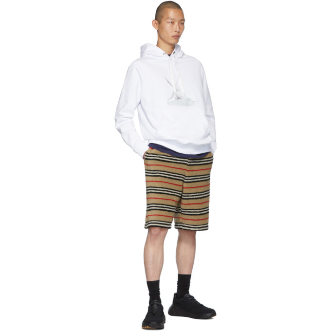 BURBERRY BURBERRY WHITE CUPID SHAWN HOODIE
