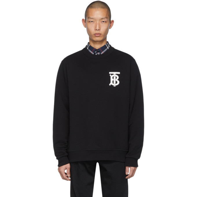 BURBERRY BURBERRY BLACK DRYDEN SWEATSHIRT