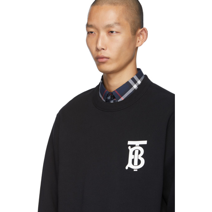 BURBERRY BURBERRY BLACK DRYDEN SWEATSHIRT