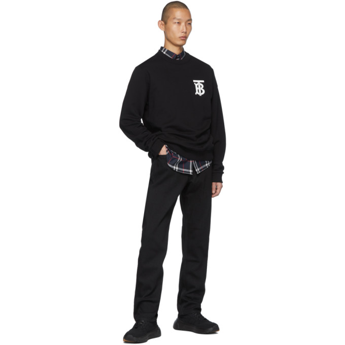 BURBERRY BURBERRY BLACK DRYDEN SWEATSHIRT
