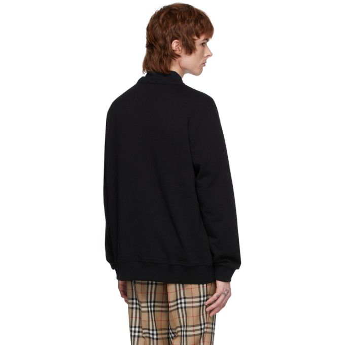 BURBERRY Black Logo Lanslow Sweatshirt