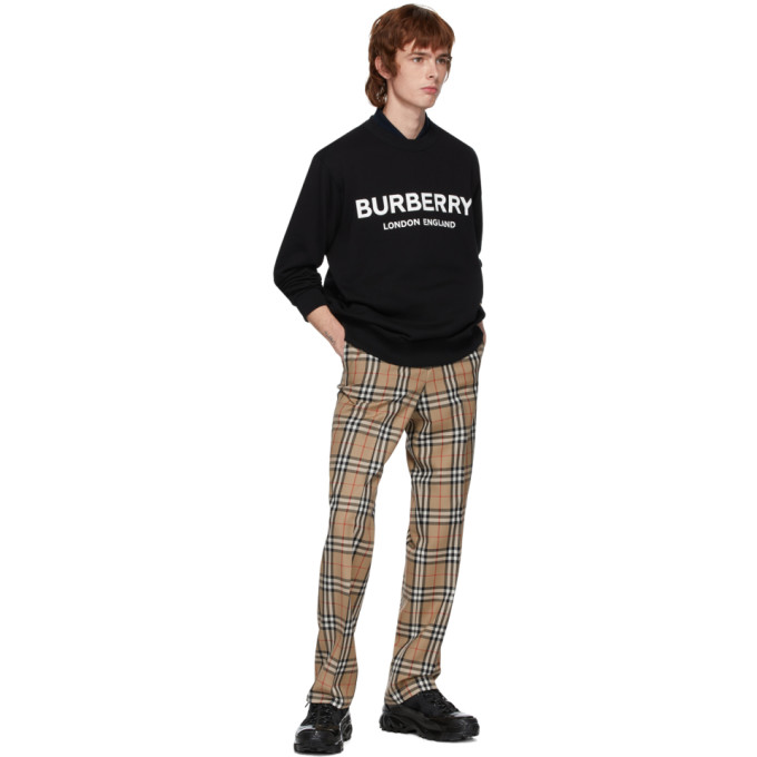BURBERRY Black Logo Lanslow Sweatshirt
