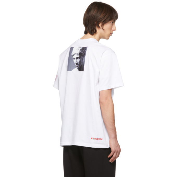 BURBERRY BURBERRY WHITE MONTAGE T-SHIRT