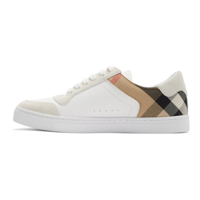 BURBERRY BURBERRY WHITE NEW REETH SNEAKERS