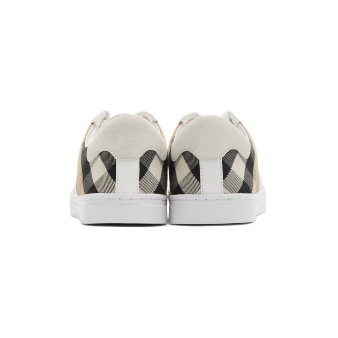 BURBERRY BURBERRY WHITE NEW REETH SNEAKERS