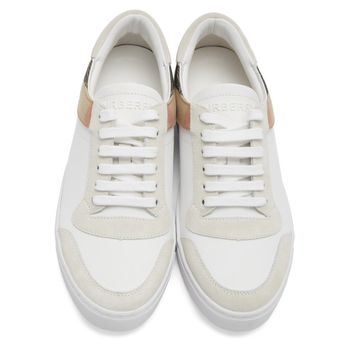 BURBERRY BURBERRY WHITE NEW REETH SNEAKERS