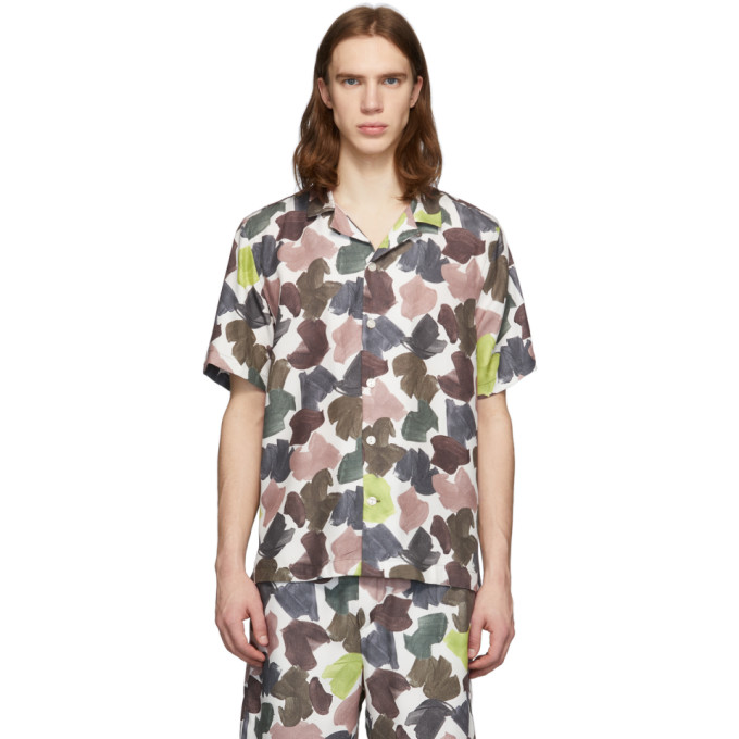 WOOD WOOD WOOD WOOD MULTICOLOR BRANDON SHORT SLEEVE SHIRT