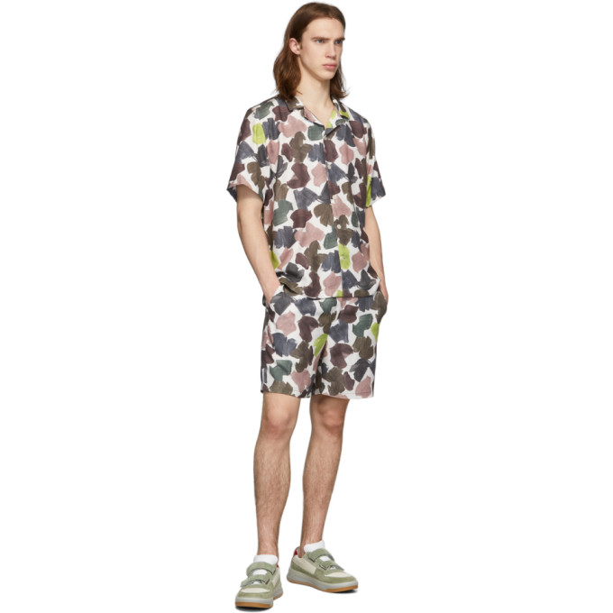 WOOD WOOD WOOD WOOD MULTICOLOR BRANDON SHORT SLEEVE SHIRT