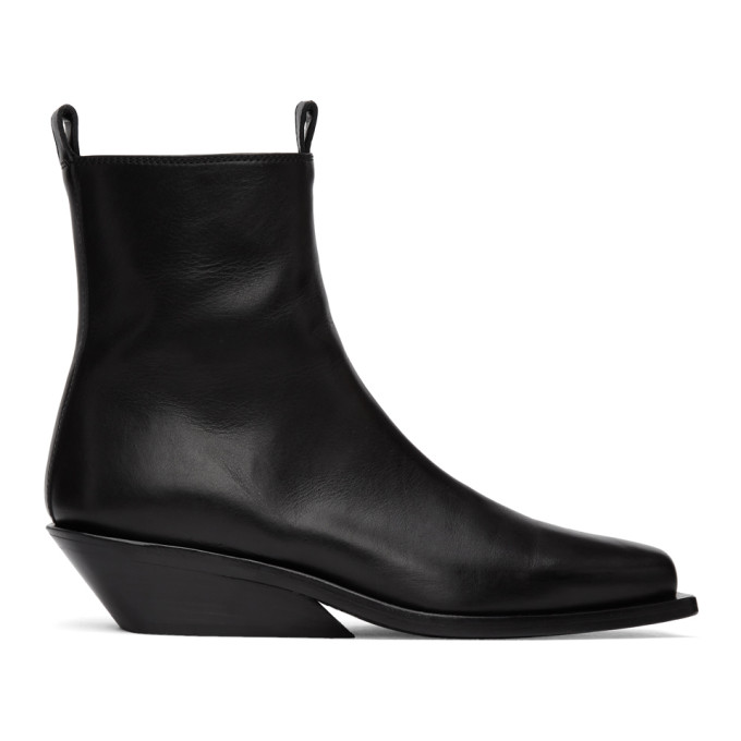 Ann Demeulemeester Black Crust Boots
