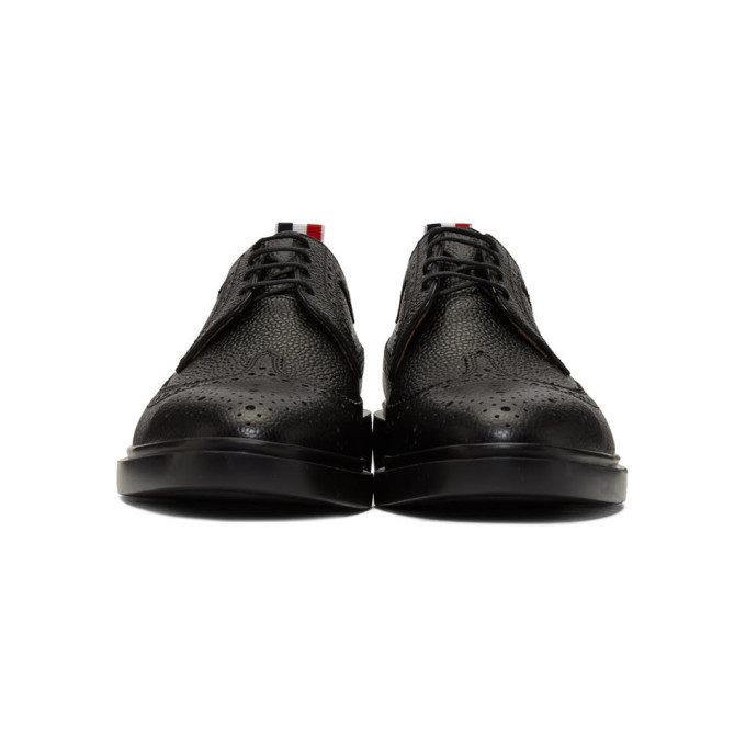 THOM BROWNE THOM BROWNE BLACK CLASSIC LONGWING BROGUES