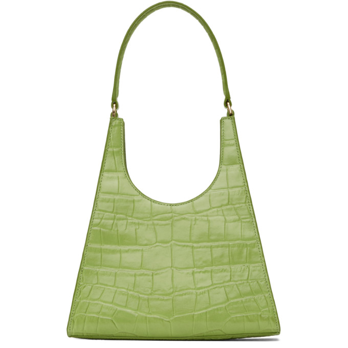 STAUD STAUD GREEN CROC REY BAG