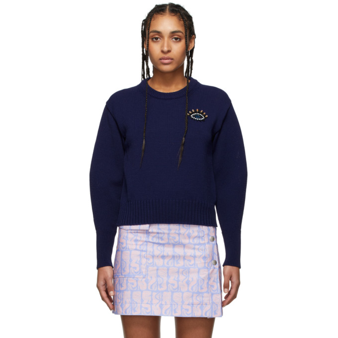 KENZO KENZO PURPLE EYE JUMPER