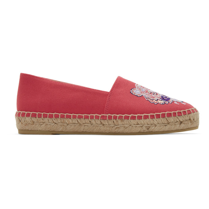 KENZO KENZO PINK CLASSIC TIGER ESPADRILLES