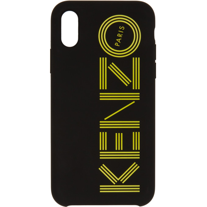 KENZO KENZO BLACK AND YELLOW PARIS IPHONE X/XS CASE