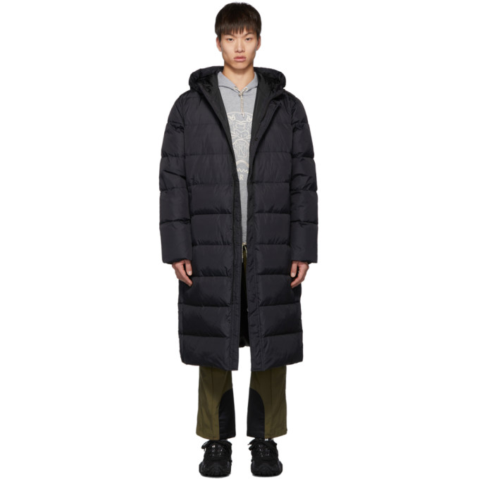 KENZO KENZO BLACK DOWN QUILTED CAPSULE EXPEDITION PUFFER COAT