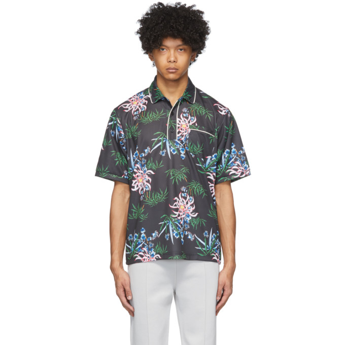 KENZO KENZO BLACK SEA LILY POLO