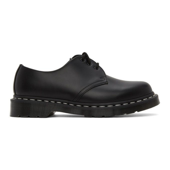 DR. MARTENS' DR. MARTENS 黑色 1461 撞色缝线德比鞋