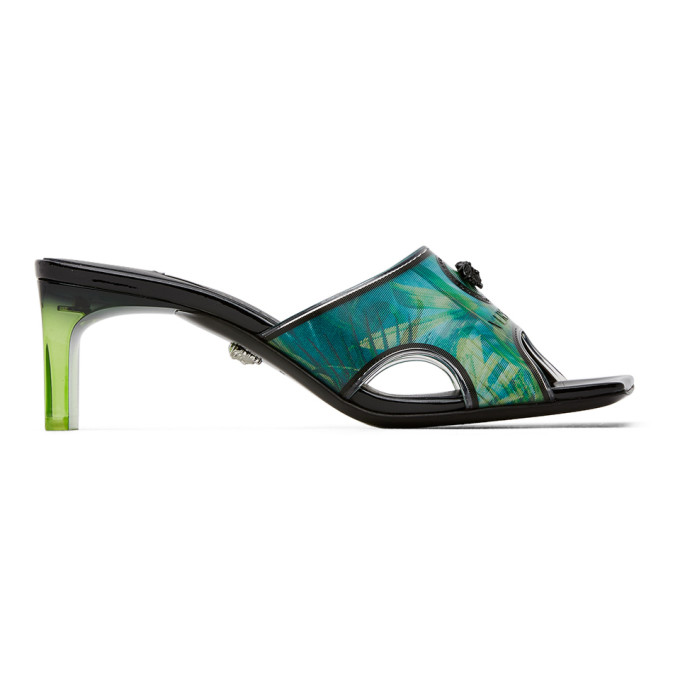 versace pvc mules