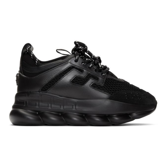 black chain reaction sneaker