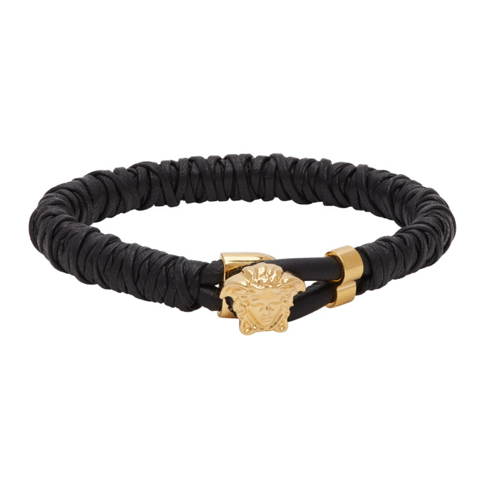 versace black bracelet