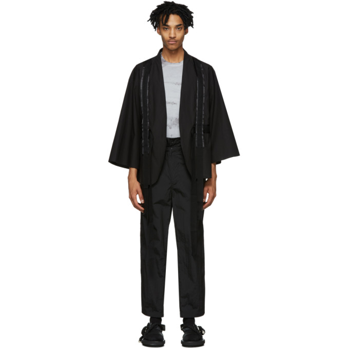 Sasquatchfabrix . Black Tie Cardigan In 01 Blk