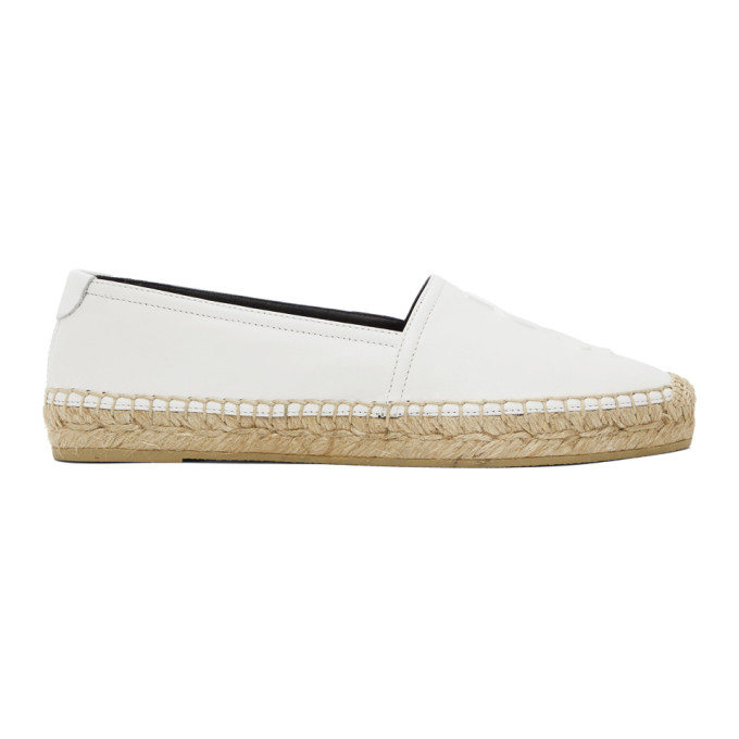 ysl espadrilles white