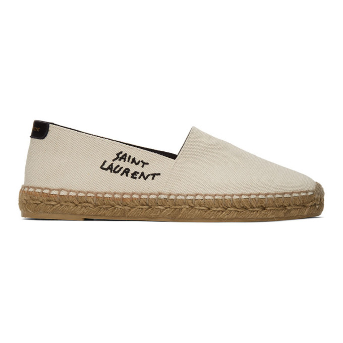 saint laurent canvas espadrilles