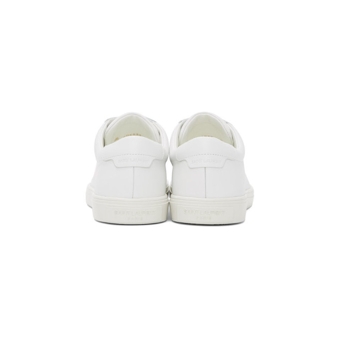 SAINT LAURENT White Andy Sneakers
