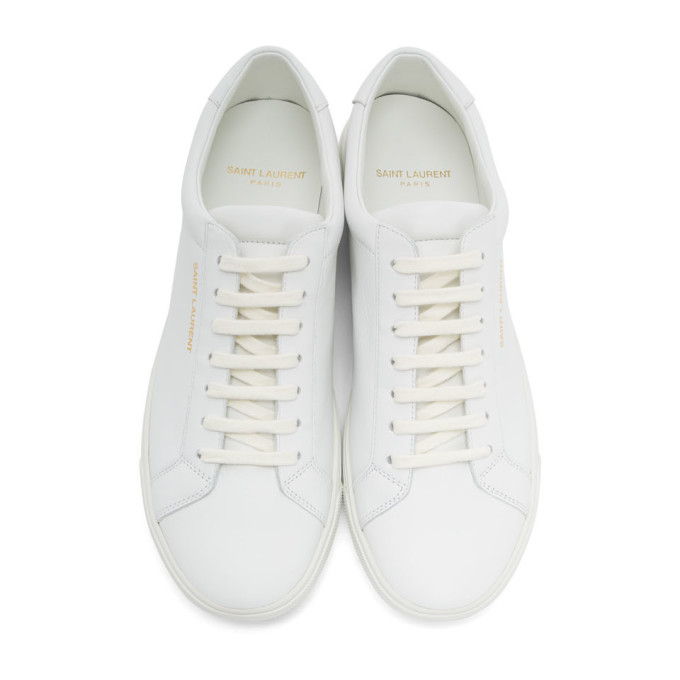 SAINT LAURENT White Andy Sneakers