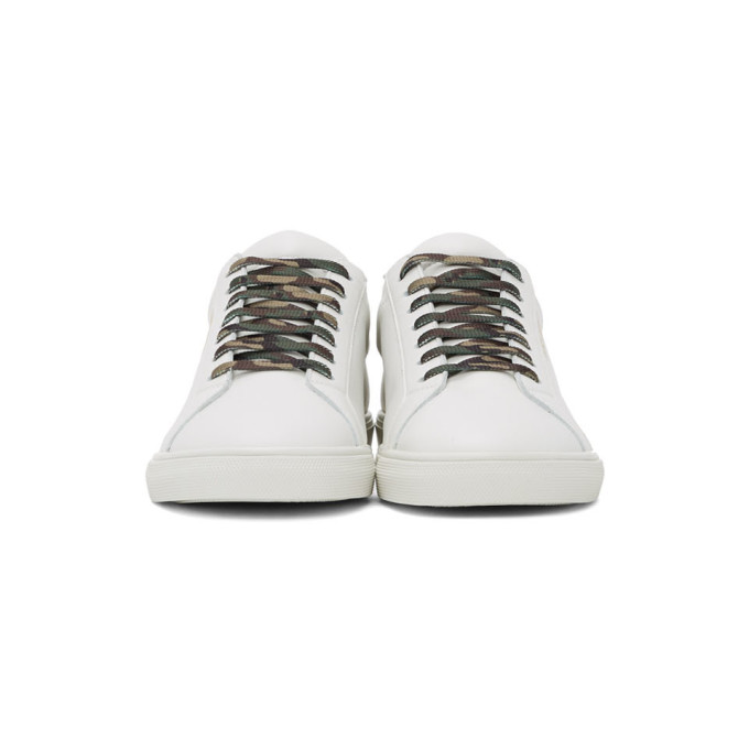 SAINT LAURENT SAINT LAURENT WHITE CAMO ANDY SNEAKERS