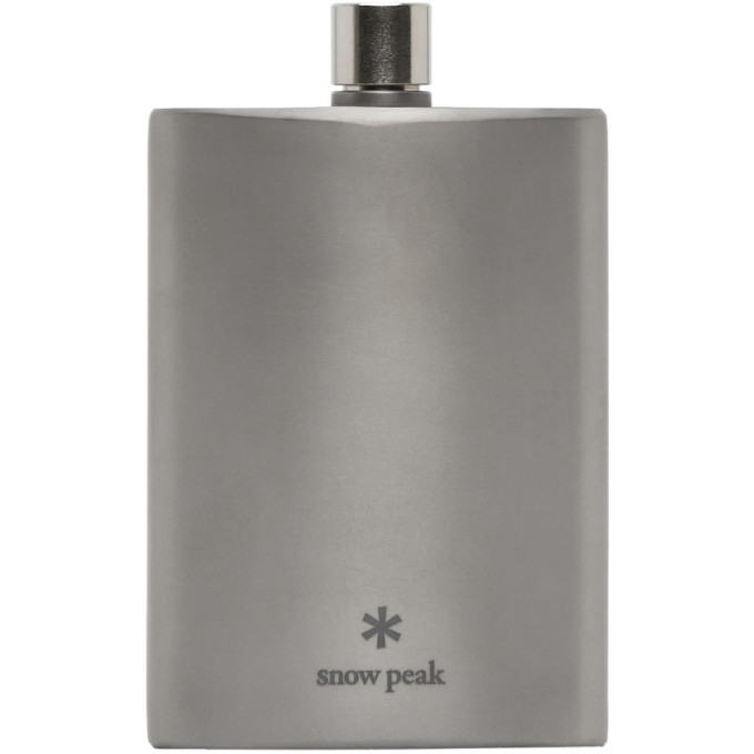 SNOW PEAK SNOW PEAK SILVER TITANIUM FLASK