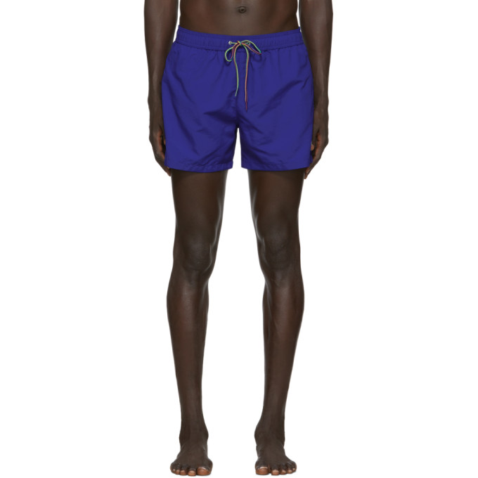 PS BY PAUL SMITH PS BY PAUL SMITH BLUE ZEBRA SWIM SHORTS