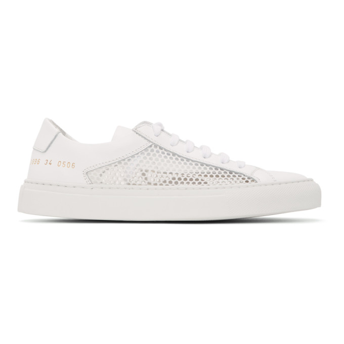 COMMON PROJECTS COMMON PROJECTS WHITE SUMMER ACHILLES LOW SNEAKERS