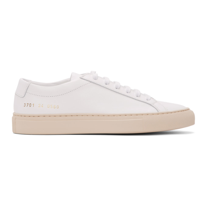 common projects white original achilles low sneakers