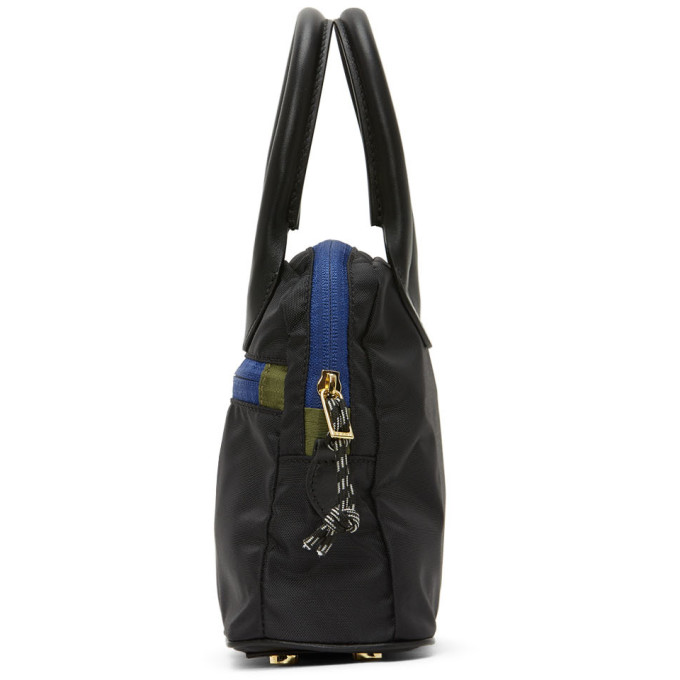 SACAI SACAI BLACK SMALL NYLON CLASSIC FOLD DUFFLE BAG