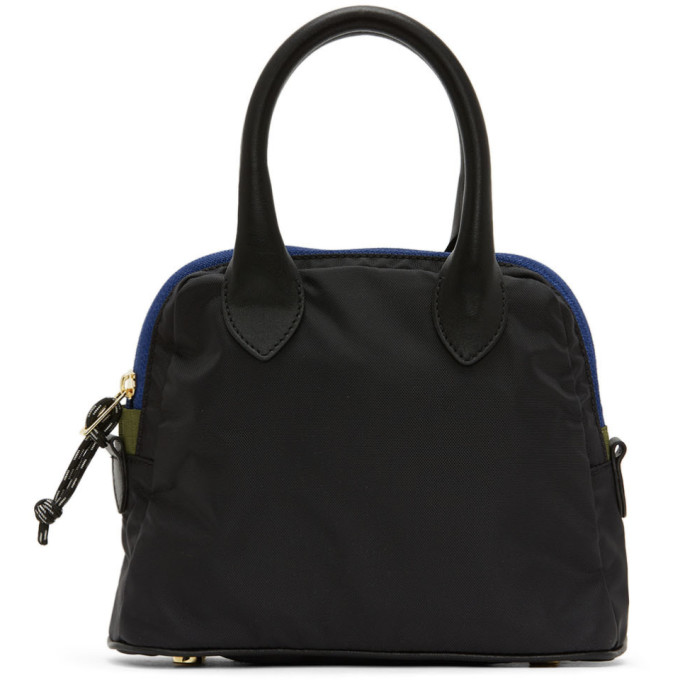 SACAI SACAI BLACK SMALL NYLON CLASSIC FOLD DUFFLE BAG
