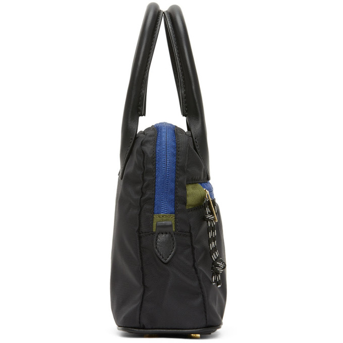 SACAI SACAI BLACK SMALL NYLON CLASSIC FOLD DUFFLE BAG