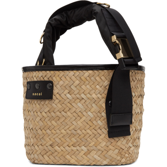 SACAI SACAI BEIGE MEDIUM HYBRID MARCHE TOTE