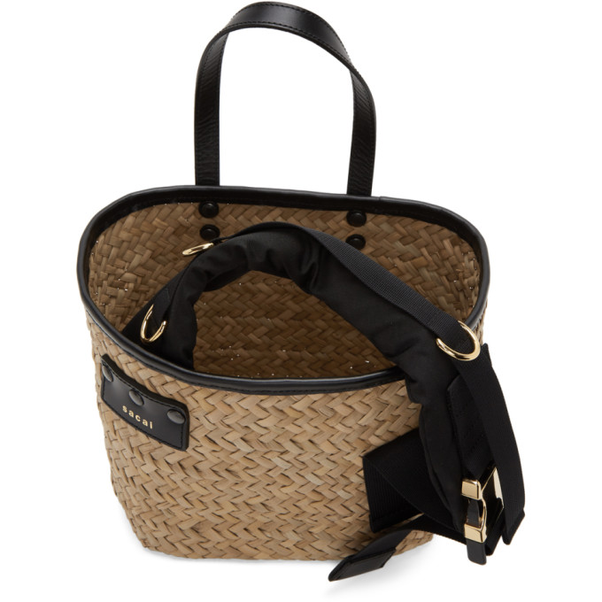 SACAI SACAI BEIGE MEDIUM HYBRID MARCHE TOTE