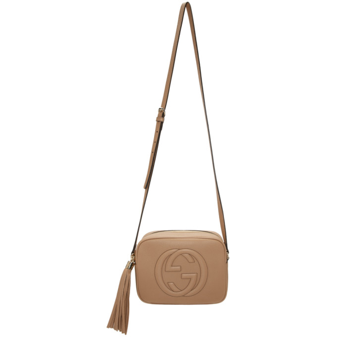 GUCCI GUCCI TAN SMALL SOHO DISCO BAG