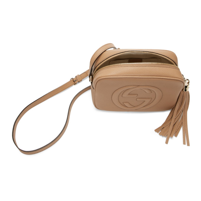 GUCCI GUCCI TAN SMALL SOHO DISCO BAG
