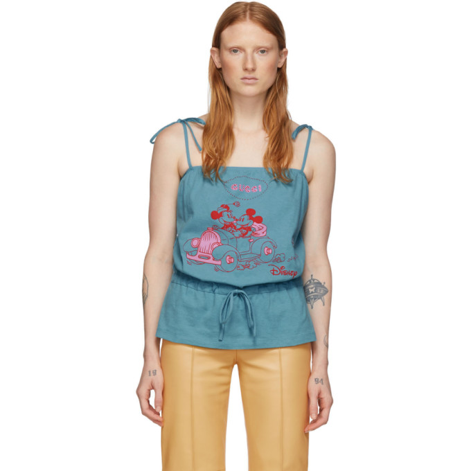 GUCCI BLUE DISNEY EDITION MICKEY MOUSE TANK TOP