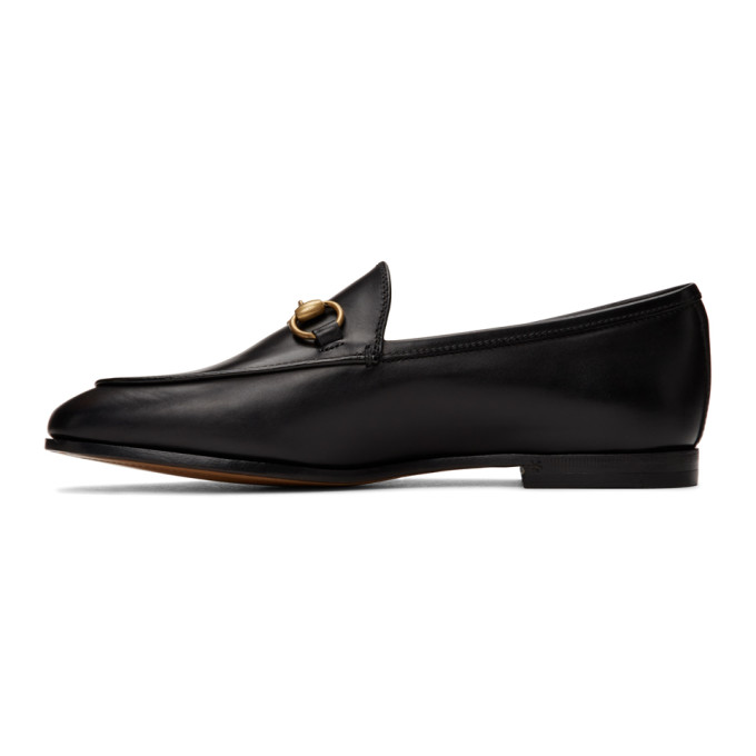 GUCCI BLACK JORDAAN LOAFERS