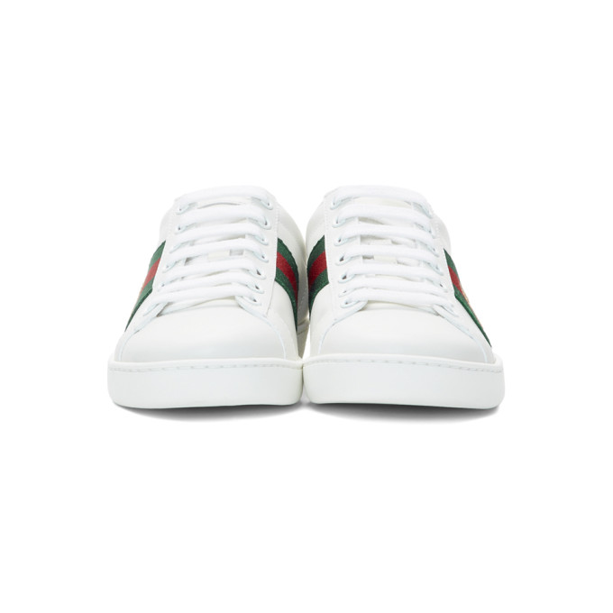 GUCCI White New Ace Sneakers