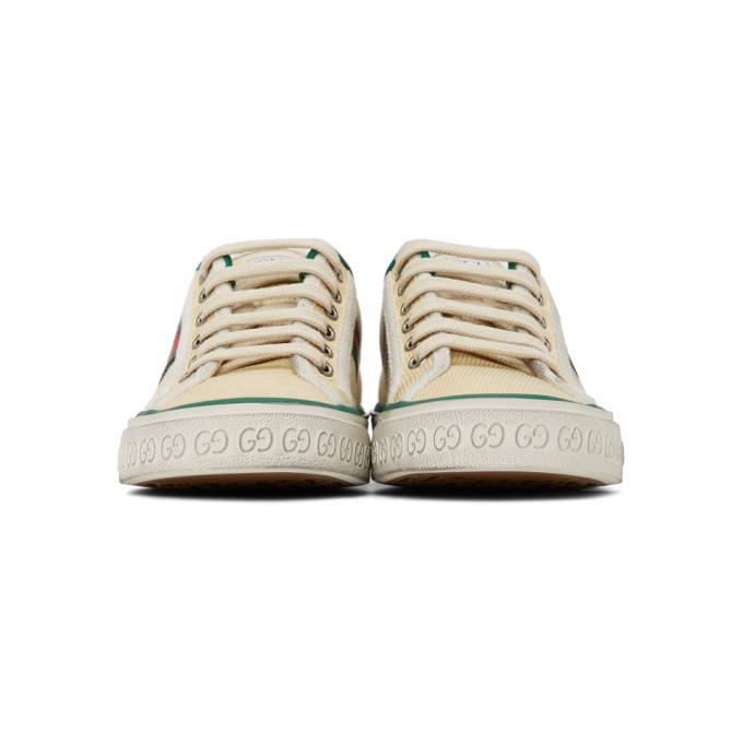 GUCCI GUCCI BEIGE TENNIS 1977 SNEAKERS