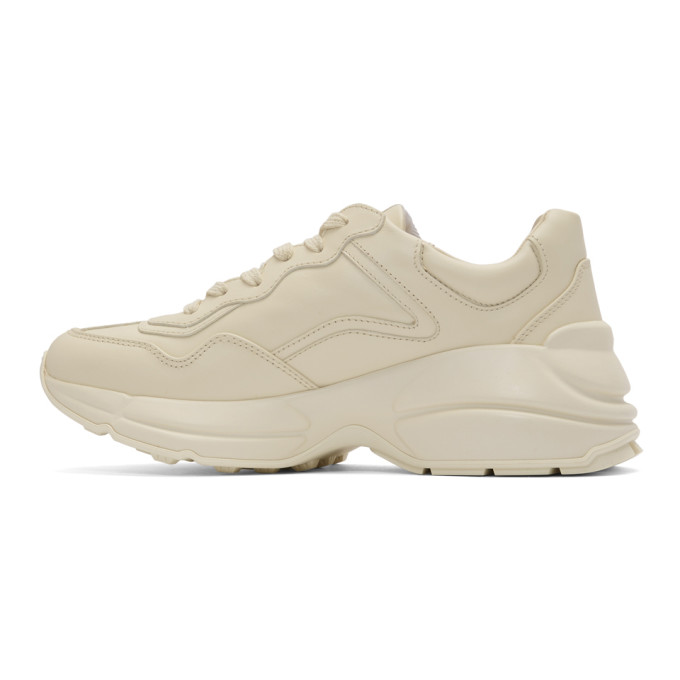 GUCCI OFF-WHITE GG APPLE RHYTON SNEAKERS