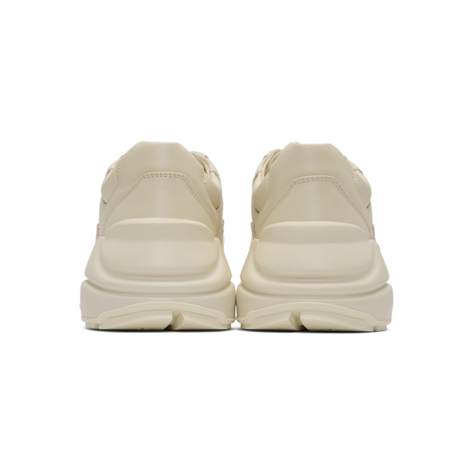 GUCCI OFF-WHITE GG APPLE RHYTON SNEAKERS